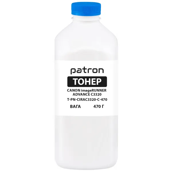 Тонер Canon imageRUNNER ADVANCE C3320 блакитний флакон, 470 г Patron (PN-CIRAC3320-C-470)