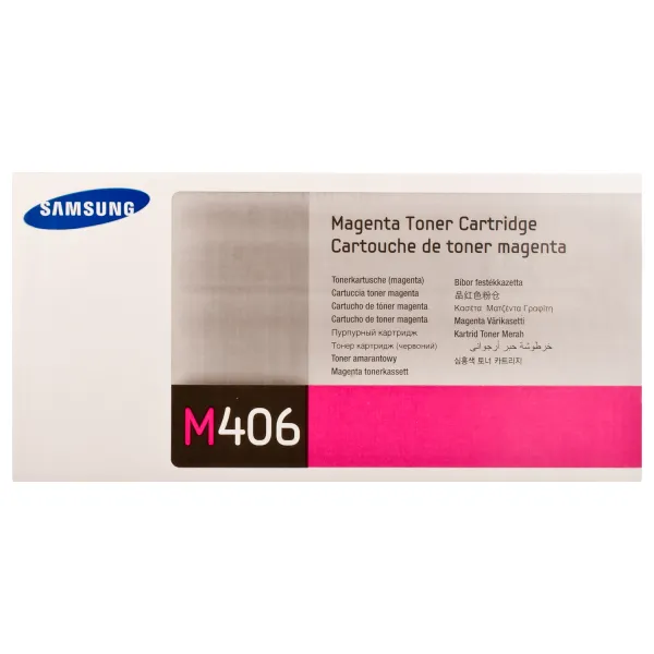Тонер-картридж CLT-M406S пурпурный Samsung (SU254A) - Фото 4