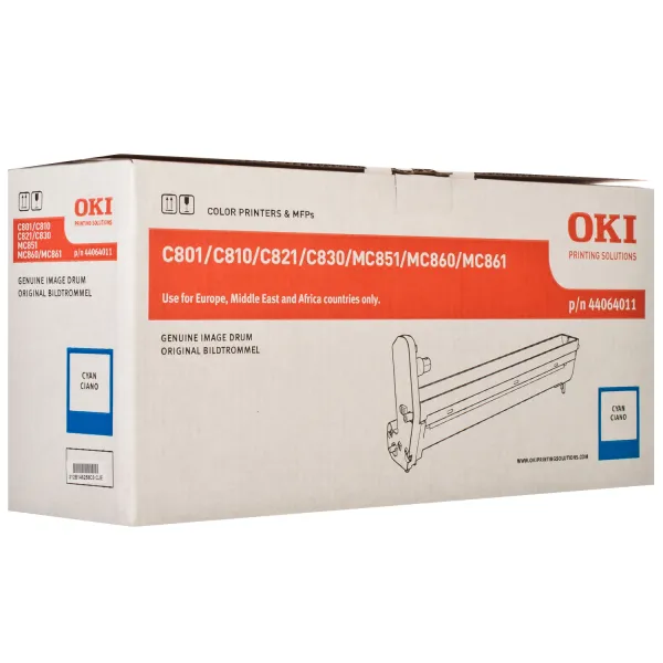 Драм-картридж C810/830/MC860 блакитний Oki (44064011)