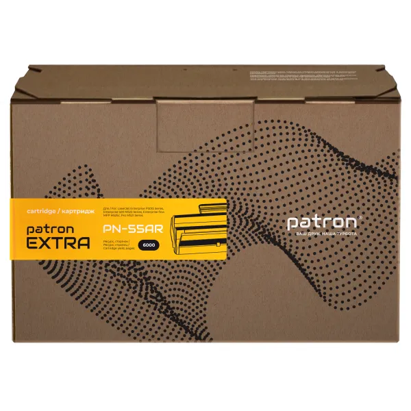 Картридж сумісний HP 55A (CE255A) Extra Patron (PN-55AR) - Фото 6