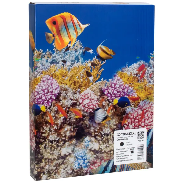 Картридж совместимый Epson T9661 XXL (C13T966140) 40K стр, черный Barva (IC-T9661XXL)