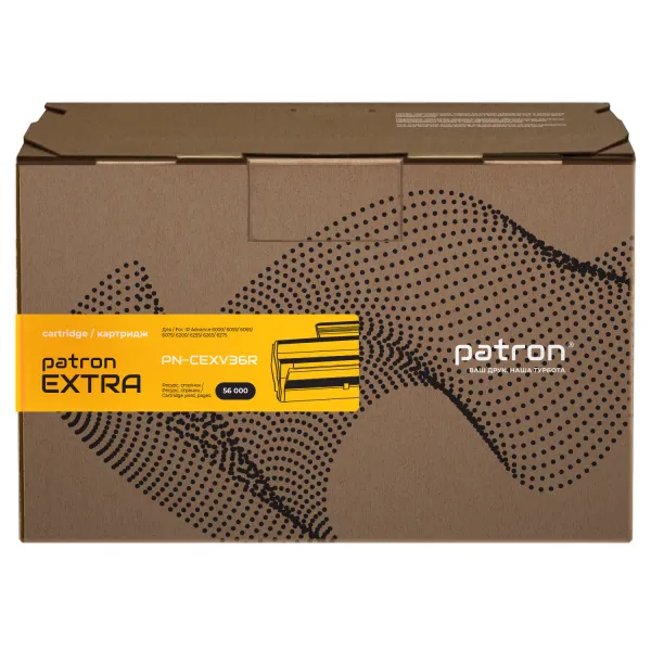 Тонер-картридж совместимый Canon C-EXV36 Extra Patron (PN-CEXV36R)