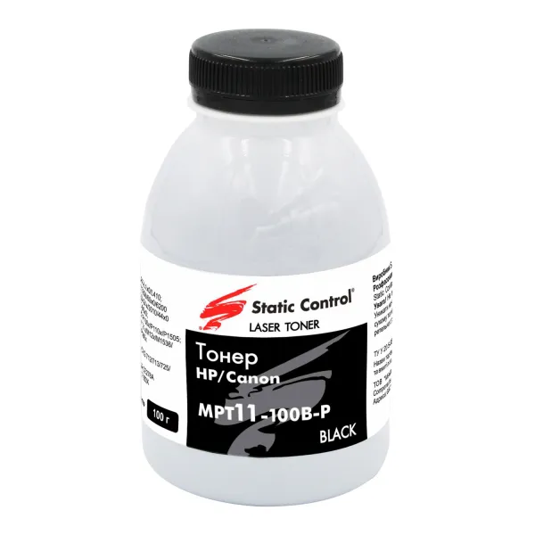 Тонер HP универсальный MPT11 флакон, 100 г SCC (MPT11-100B-P)