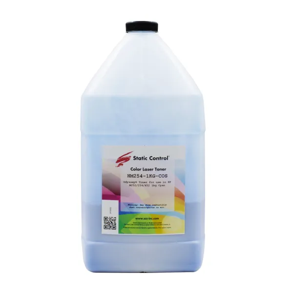 Тонер HP Color LaserJet Pro M252/M254/M452 голубой, флакон 1 кг SCC (HM254-1KG-COS)
