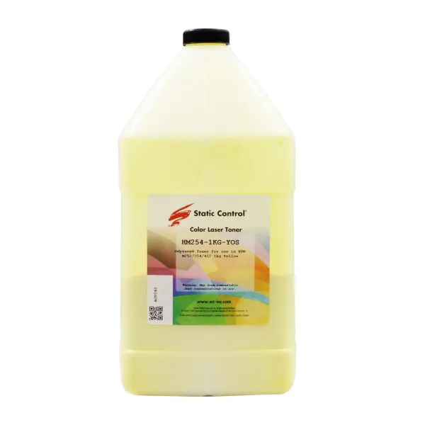 Тонер HP Color LaserJet Pro M252/M254/M452 желтый, флакон 1 кг SCC (HM254-1KG-YOS)