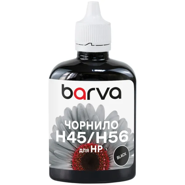 Чорнило для HP 21/45/56 спеціальне 90 г, пігментне, чорне Barva (H56-352)