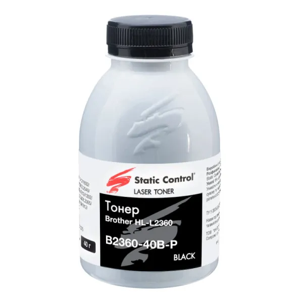 Тонер Brother HL-L2360 флакон, 40г SCC (B2360-40B-P)