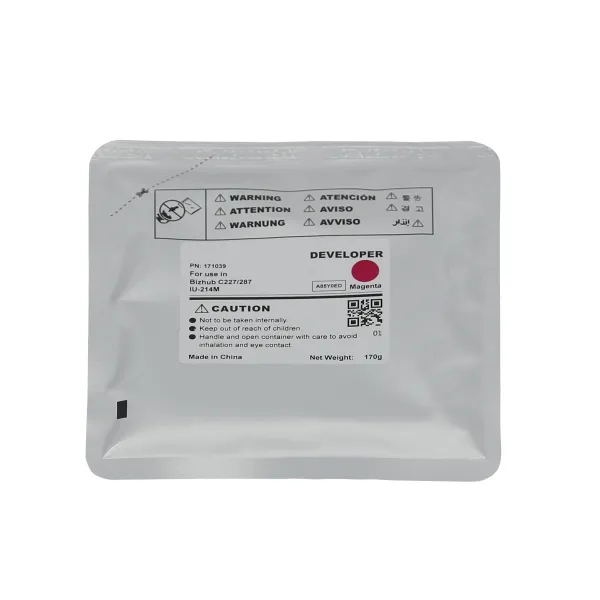 Девелопер Konica Minoltа Bizhub С227, IU-214M, 170г, 90K пурпуровий CET (CET171039)