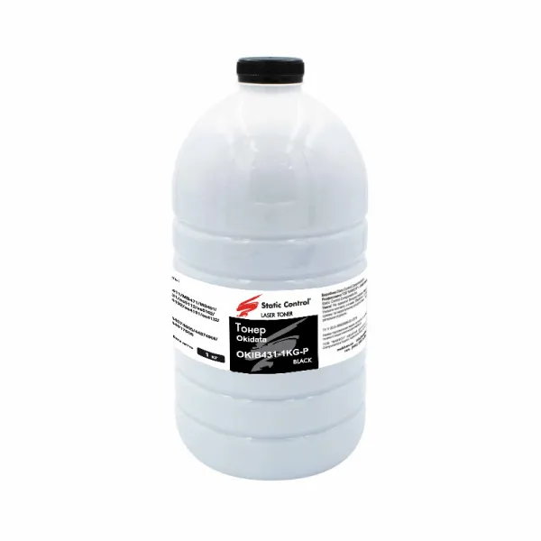 Тонер Oki B431 флакон, 1 кг SCC (OKIB431-1KG-P)