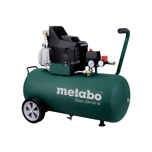 Компрессор воздушный Basic 250-50 W, 1500Вт, 50л, 110л/мин, 8бар Metabo (601534000)