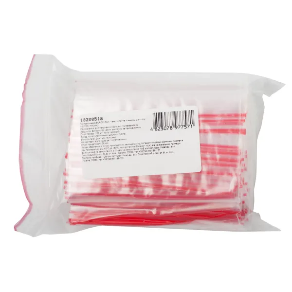 Пакет-струна с замком Zip-Lock 100*100 мм, 100 шт Buroclean (10200518)