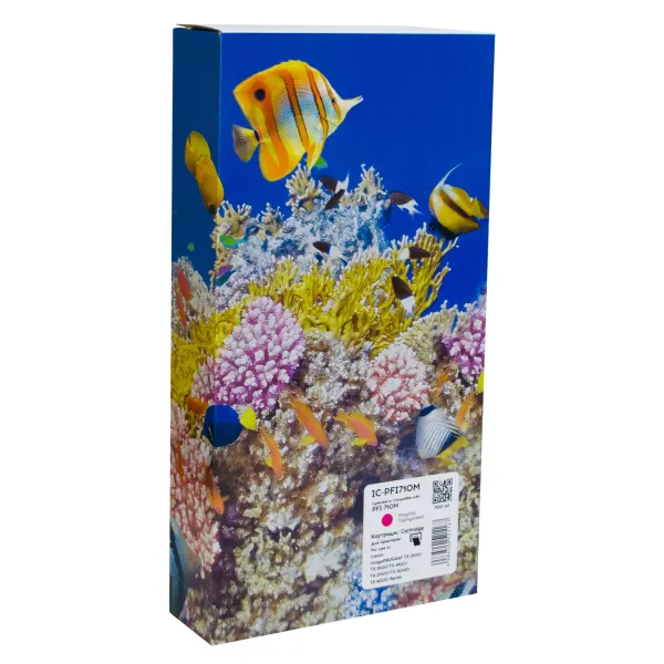 Картридж совместимый Canon PFI-710M (2356C001AA) 700 мл, пурпурный Barva (IC-PFI710M)