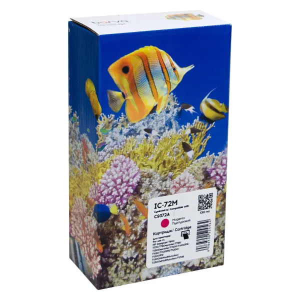 Картридж совместимый HP 72XL (C9372A) 130 мл, пурпурный Barva (IC-72M)