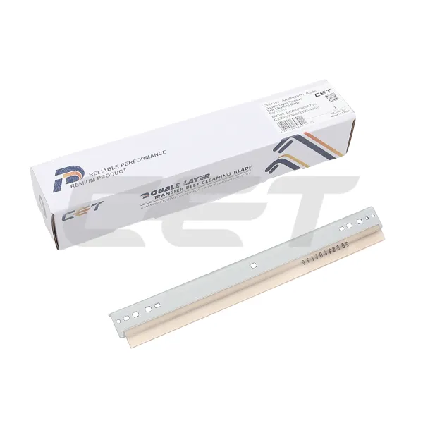 Ракель (лезвие очистки) ленты переноса Konica Minolta Bizhub 4050i, AAJRR70111 140K, двухслойное CET (CET281136)
