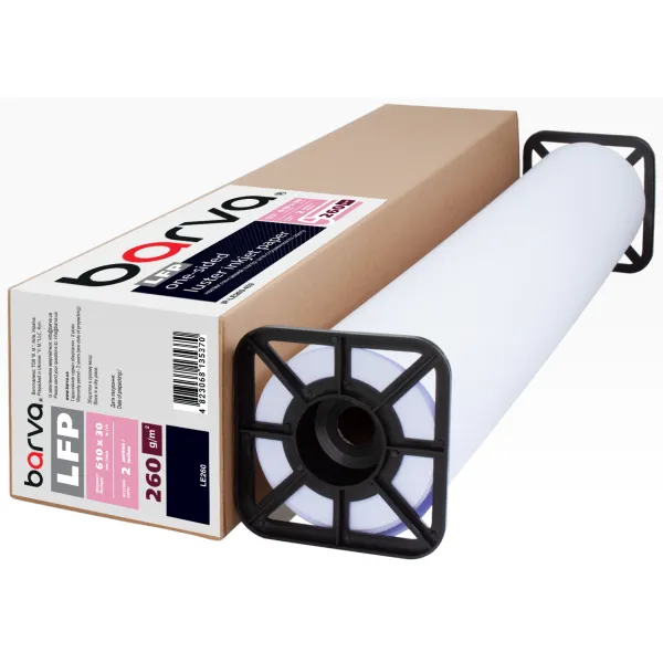 Фотобумага широкоформатная полуглянцевая 260 г/м2, 610 мм(24") x 30 м LFP Barva (IP-LE260-459)