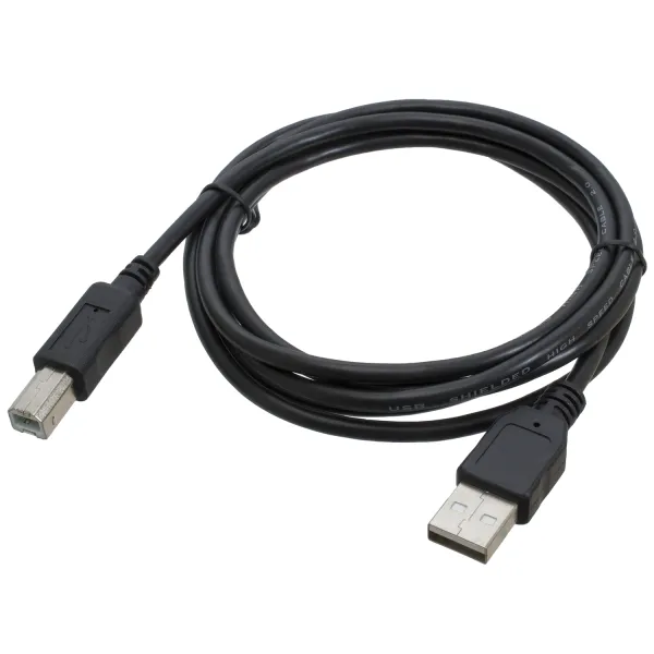 Кабель для принтера USB 2.0 AM/BM 1,8 м, черный Patron (PN-AMBM-18)