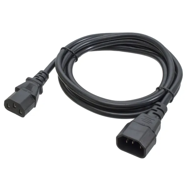 Кабель питания ПК 1,8 м, 220v, C13-C14 PC-189 Patron (PN-POW-EX-18)