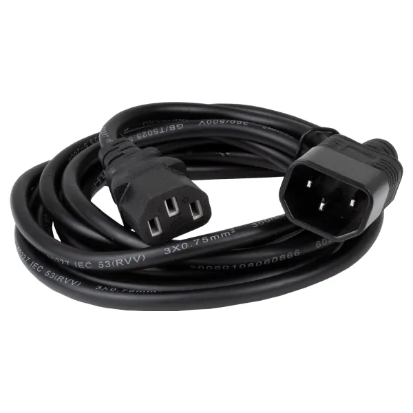 Кабель питания ПК 3 м, 220v, C13-C14 PC-189 Patron (PN-POW-EX-30)