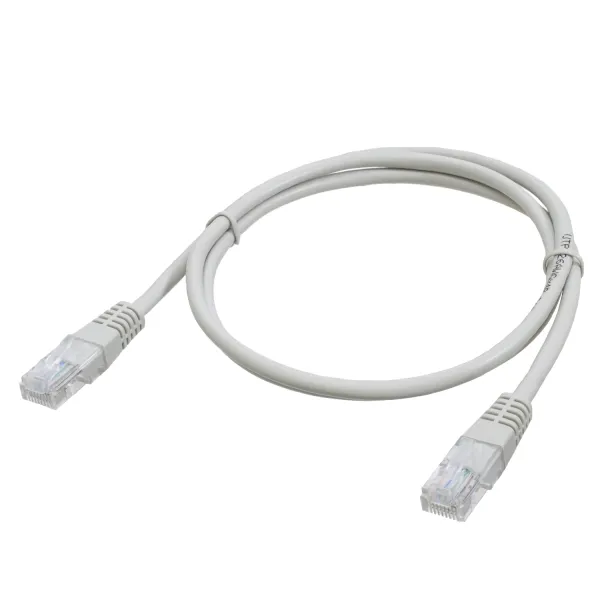 Патч-корд UTP CAT.5E 0,5 м серый Patron (PN-PATCH-05M)