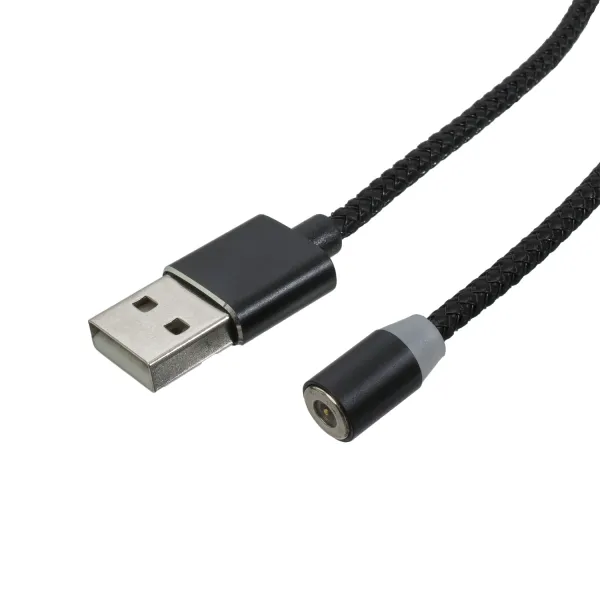 Кабель магнітний 3 в 1 USB 2.0 - Type-C, Micro USB, Lightning 1 м Patron (PN-MAGN-3IN1) - Фото 3