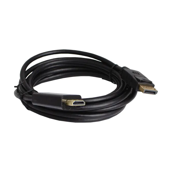 Кабель DP-HDMI, 4K 60Hz, позолоченные коннекторы, PVC, 3м черный Patron (PN-DP-HDMI-30)