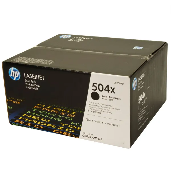 Картридж 504X чорний HP (CE250XD) - Фото 2