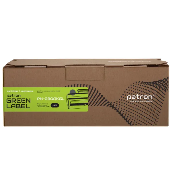 Картридж совместимый HP 230A (W2300A), Green Label, черный Patron (PN-230AKGL)