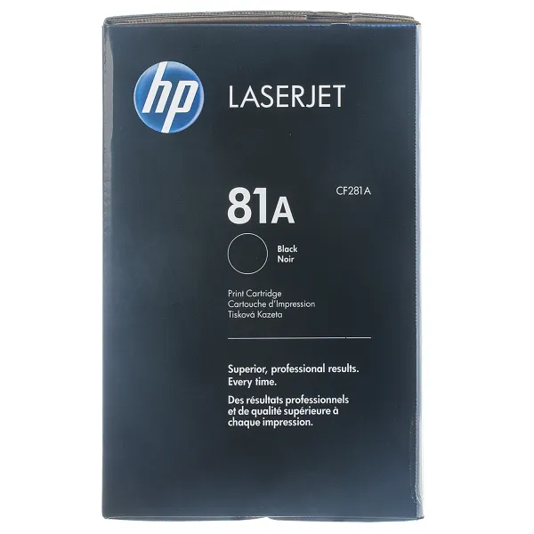 Картридж 81A черный HP (CF281A) - Фото 4