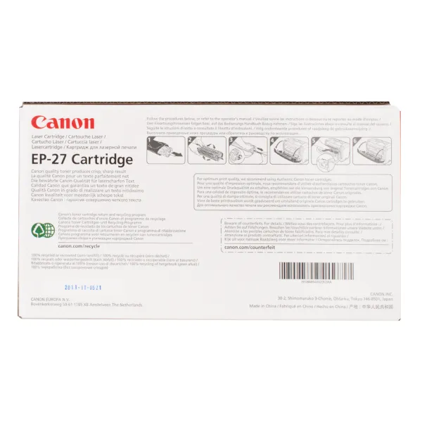 Картридж EP-27 Canon (8489A002) - Фото 6